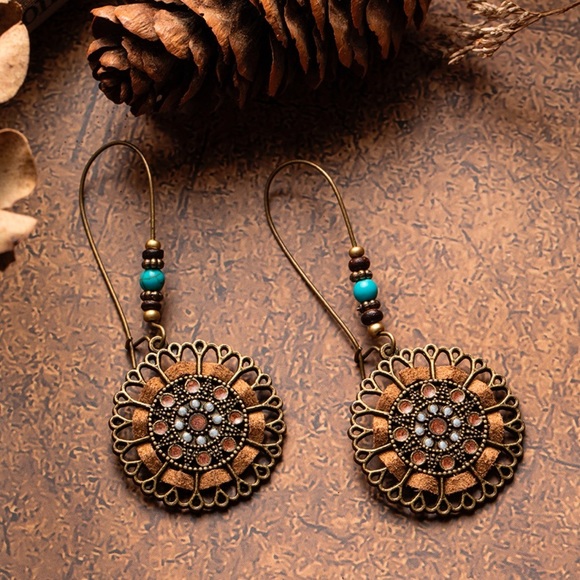 Any 2/$20! Gold Beaded Boho Threader Earrings - Picture 3 of 7